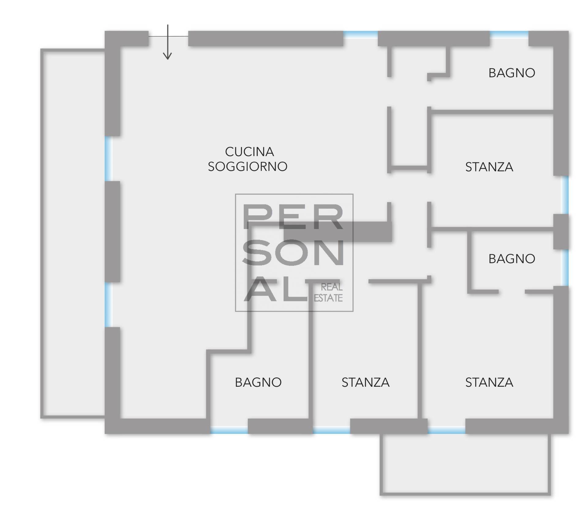 Foto appartamento in vendita a Trento (Trento)