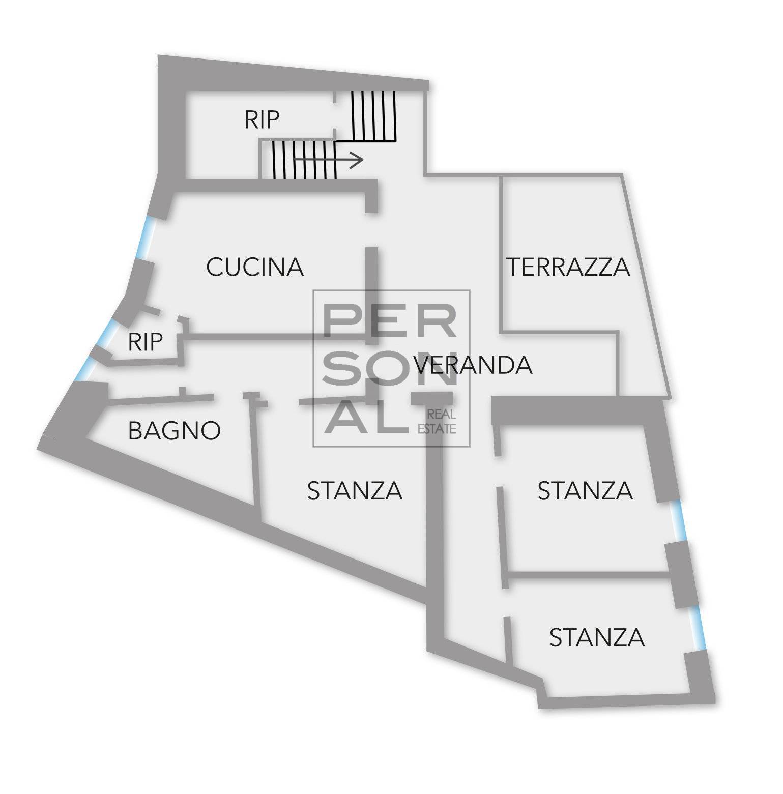 Foto porzione di casa in vendita a Villa Lagarina (Trento)