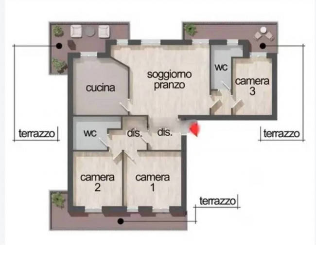 Appartamento in vendita a Chieri (TO)