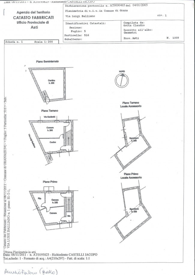 Casa indipendente in Vendita a Grana