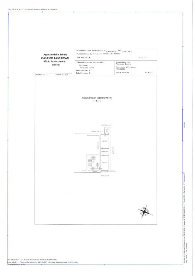 Ufficio in affitto a Crocetta, Torino (TO)