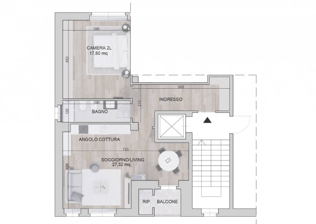 Appartamento in vendita a Rivoli