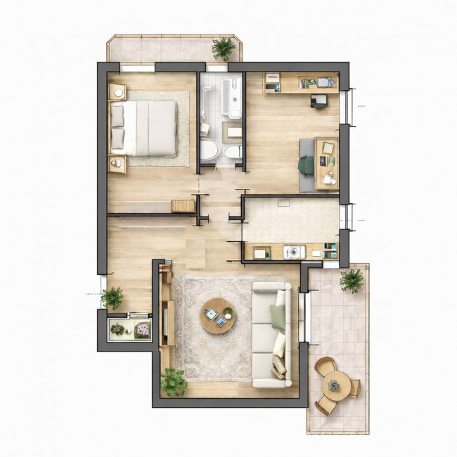 Appartamento in Vendita a Grugliasco