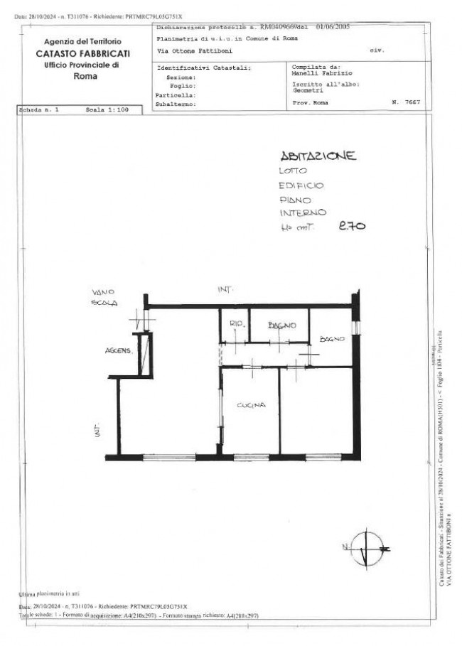 Appartamento in vendita a Roma (RM)