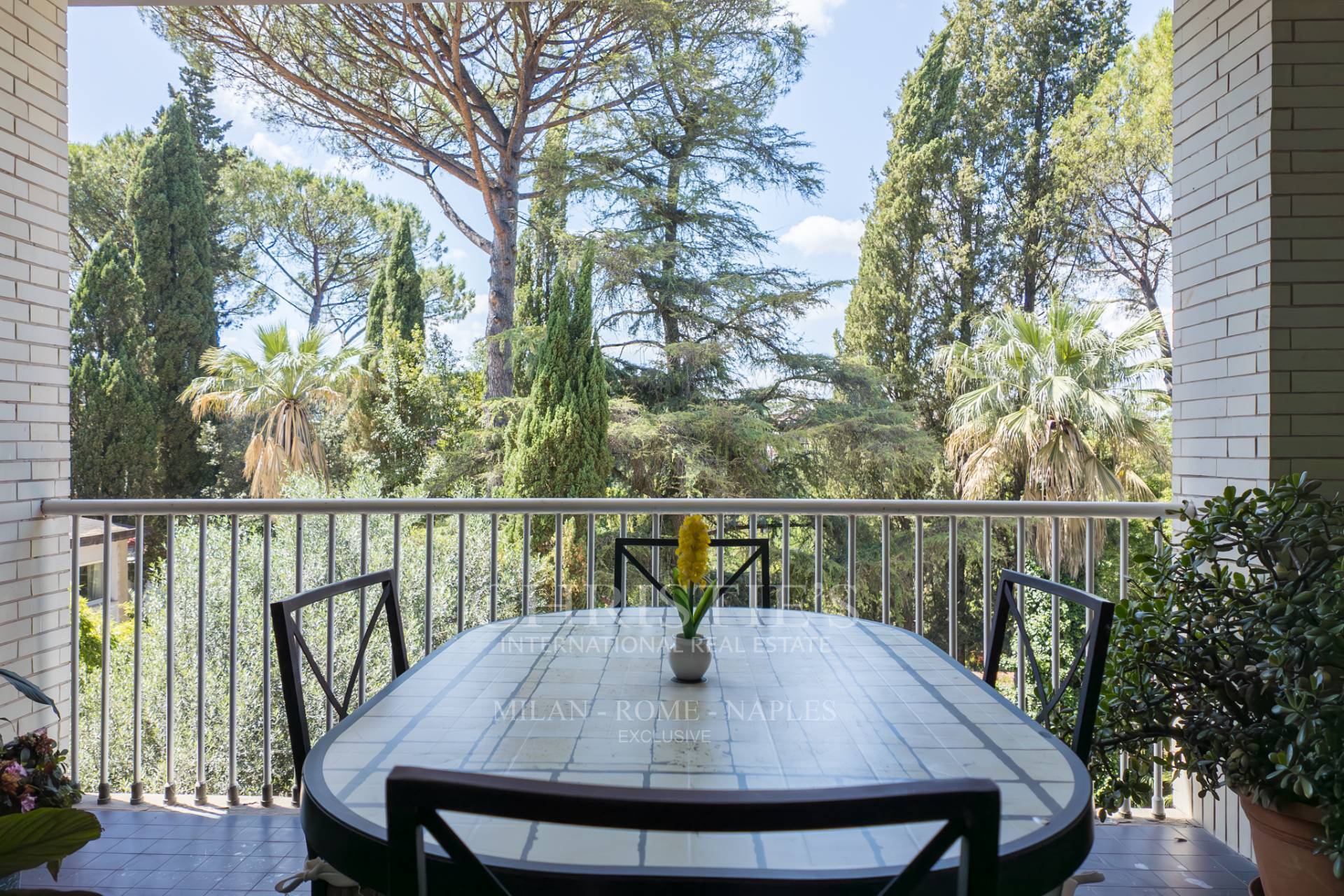 picture of Representative Penthouse Surrounded By Green.