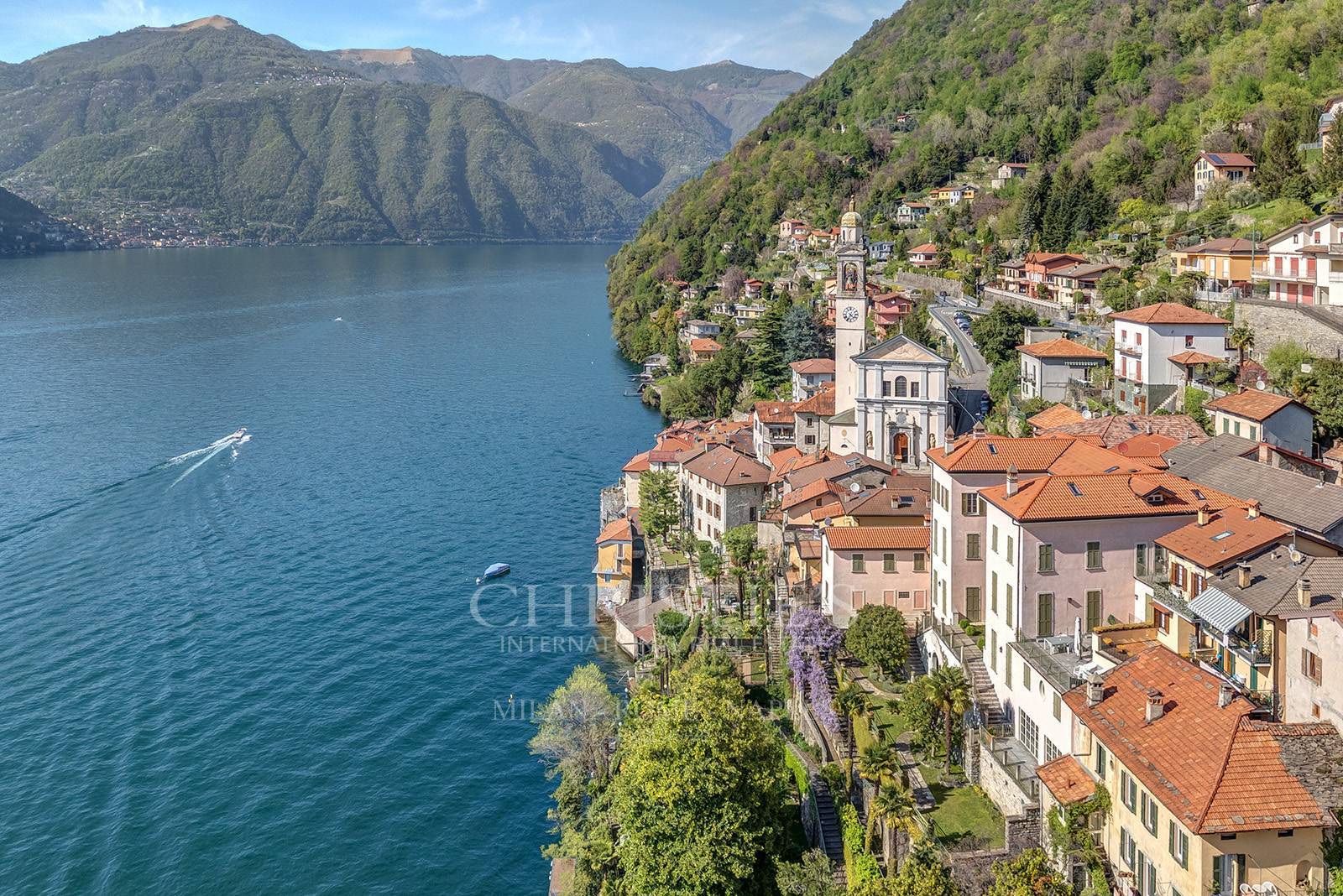 picture of Ancient Lakefront Spinning Mill In Nesso