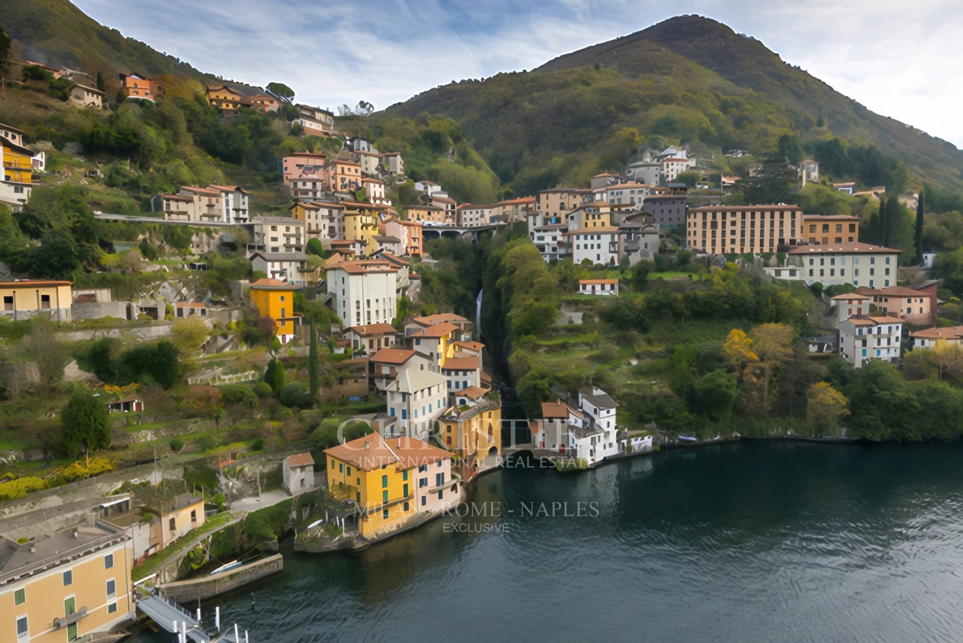 picture of Ancient Lakefront Spinning Mill In Nesso