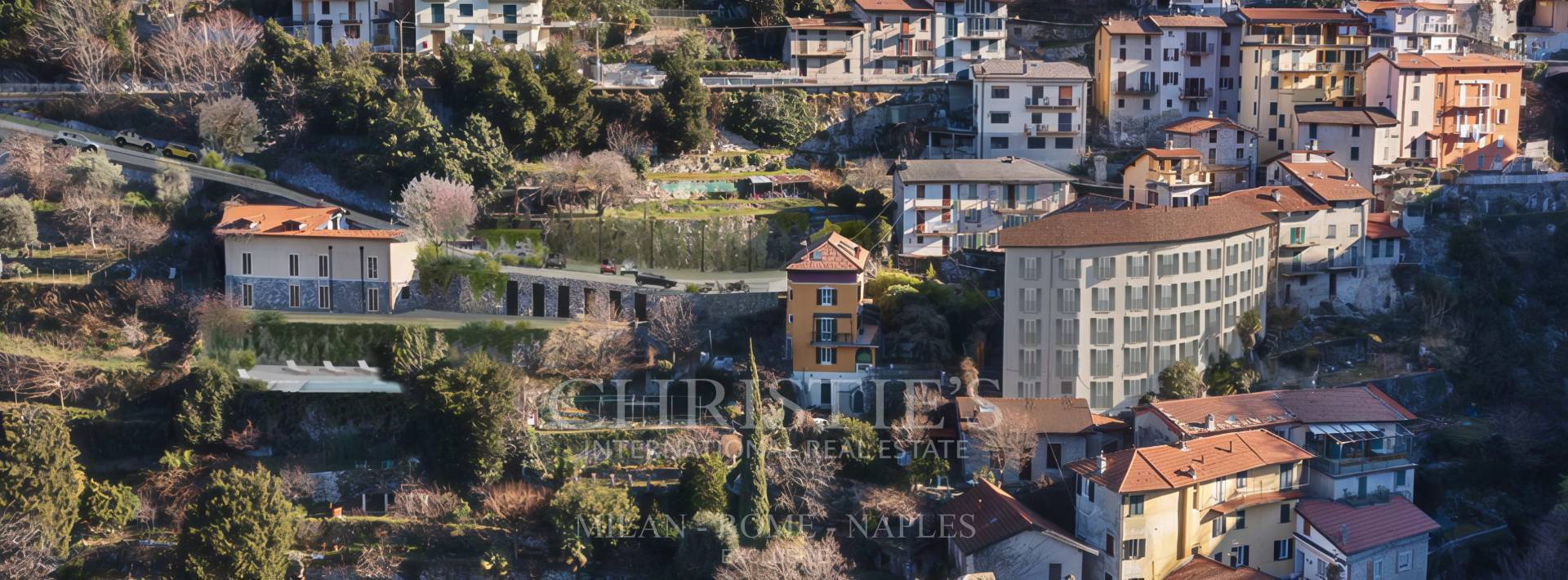 picture of Ancient Lakefront Spinning Mill In Nesso