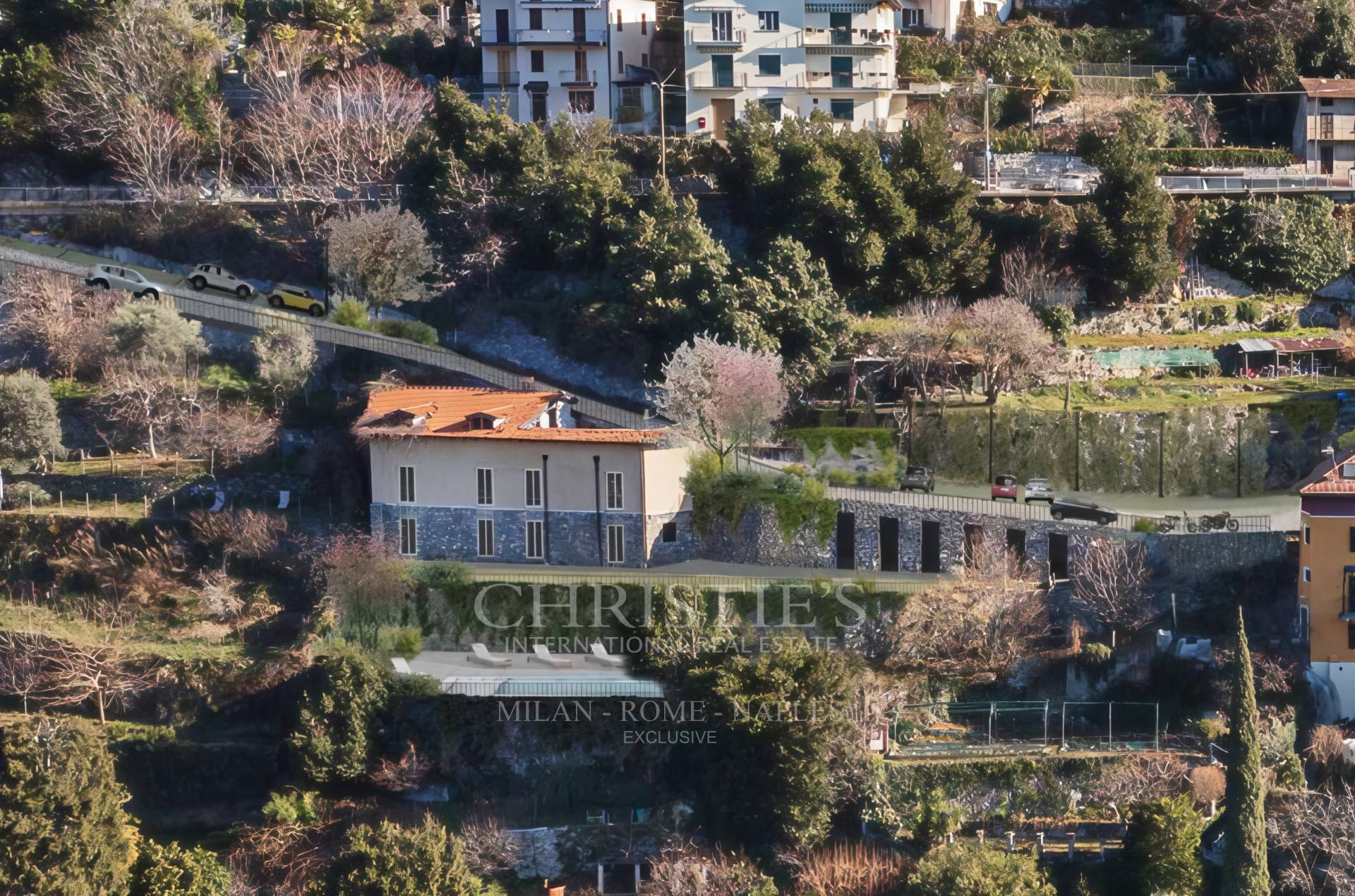 picture of Ancient Lakefront Spinning Mill In Nesso