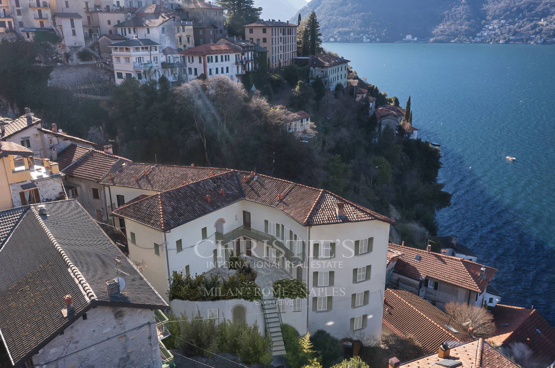 picture of Ancient Lakefront Spinning Mill In Nesso