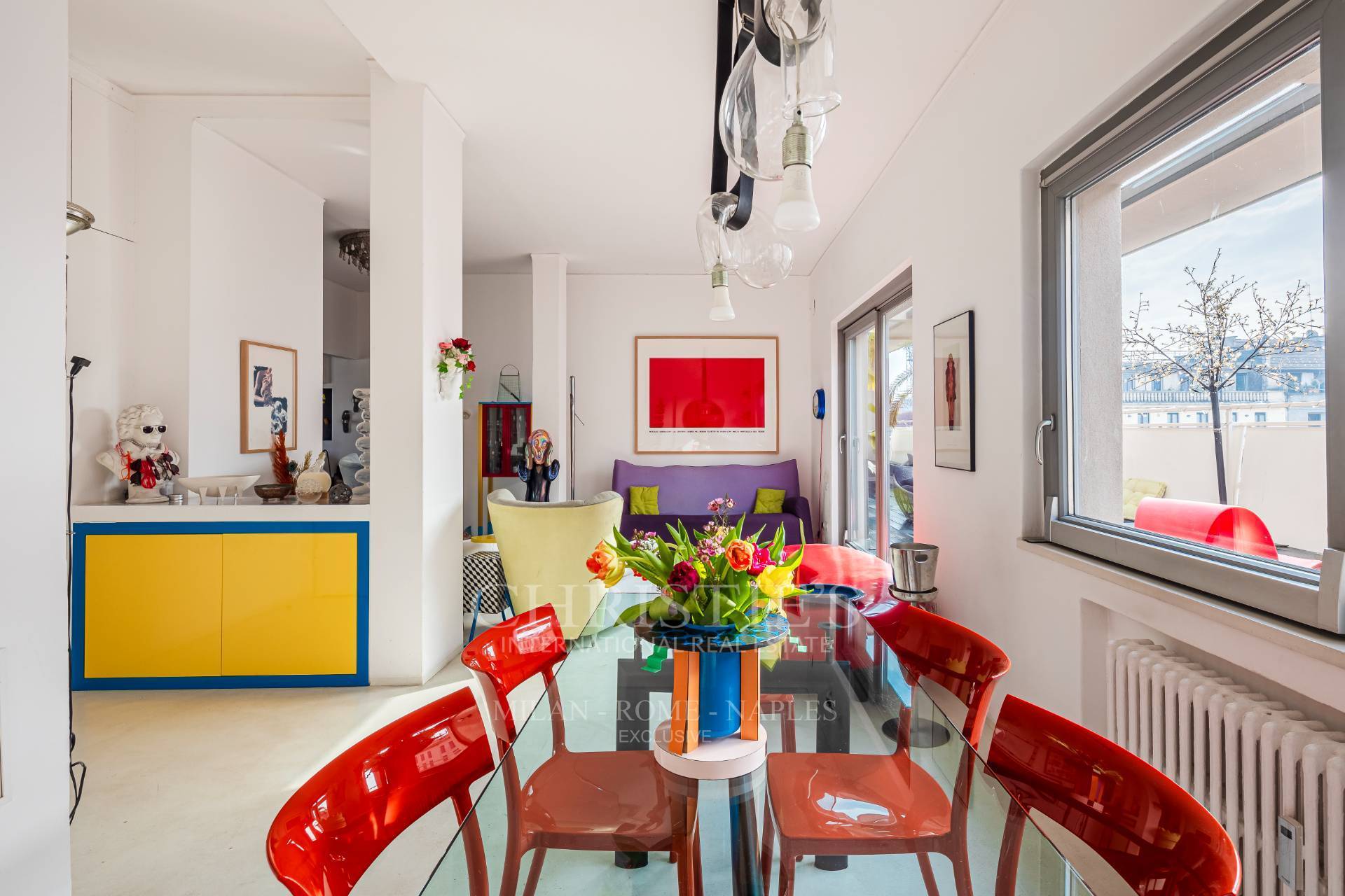 picture of Bright Design Penthouse In Brera District With Large Terrace