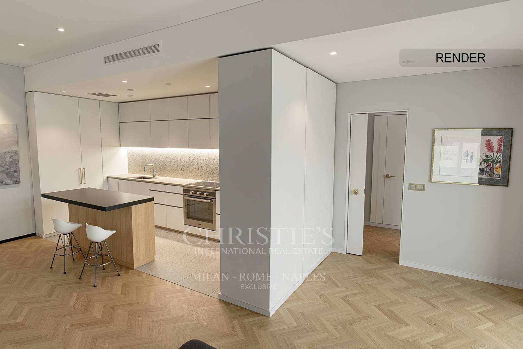 picture of Elegant And Bright Penthouse With Panoramic View, Just A Few Steps From Porta Nuova