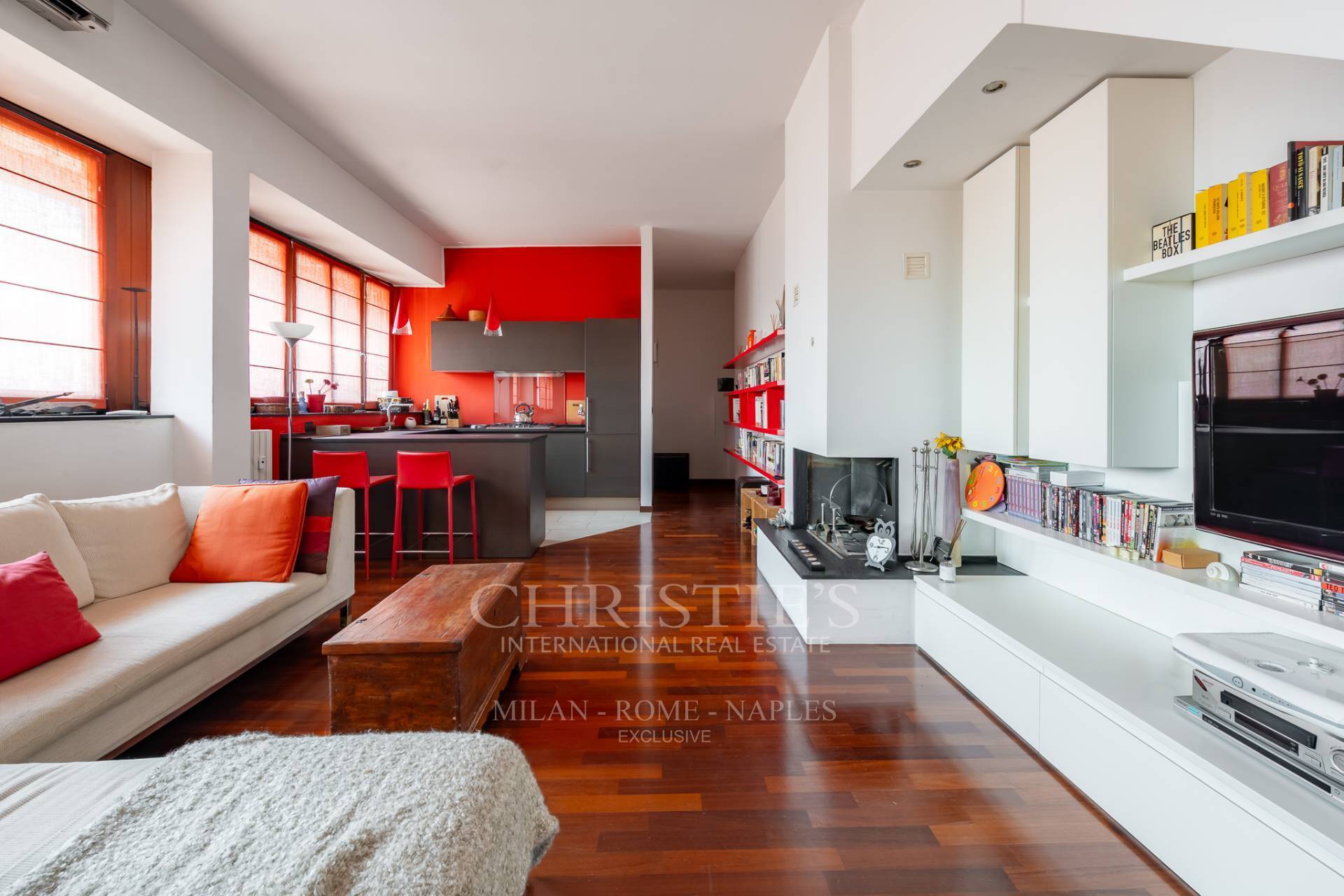 picture of Contemporary Two-level Apartment With Terrace