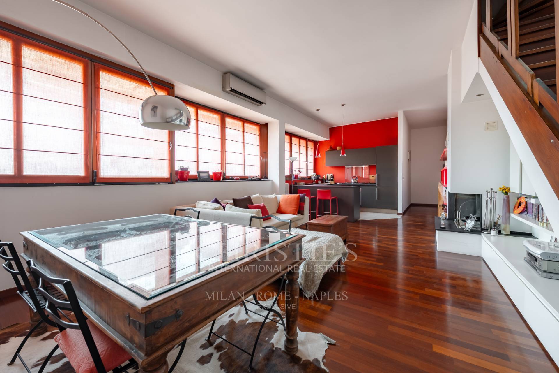picture of Contemporary Two-level Apartment With Terrace