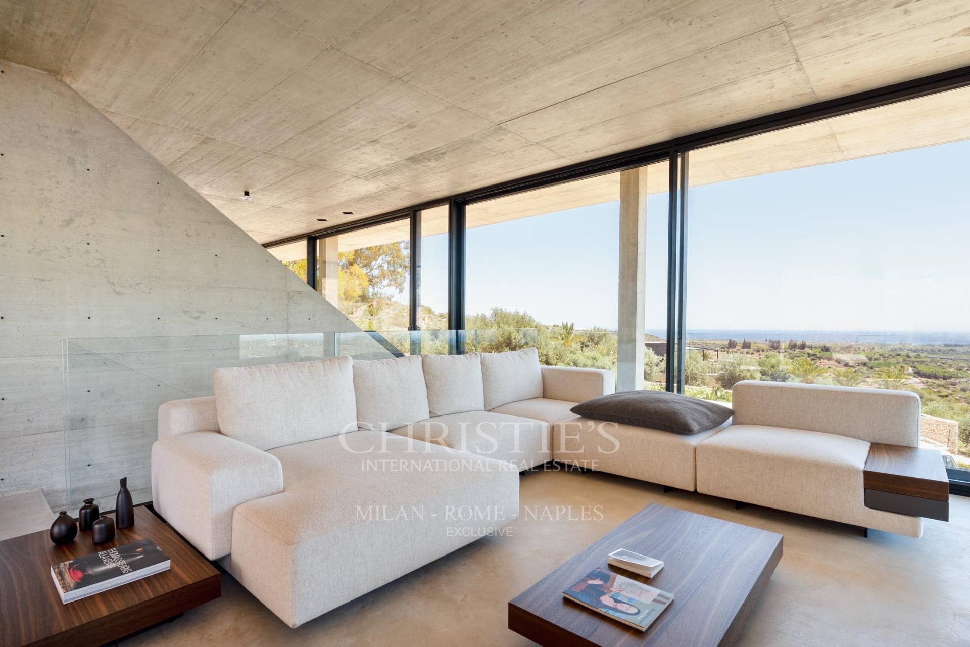 picture of Designer Glass House In An Ancient Stone Quarry With Sea And Val Di Noto Views
