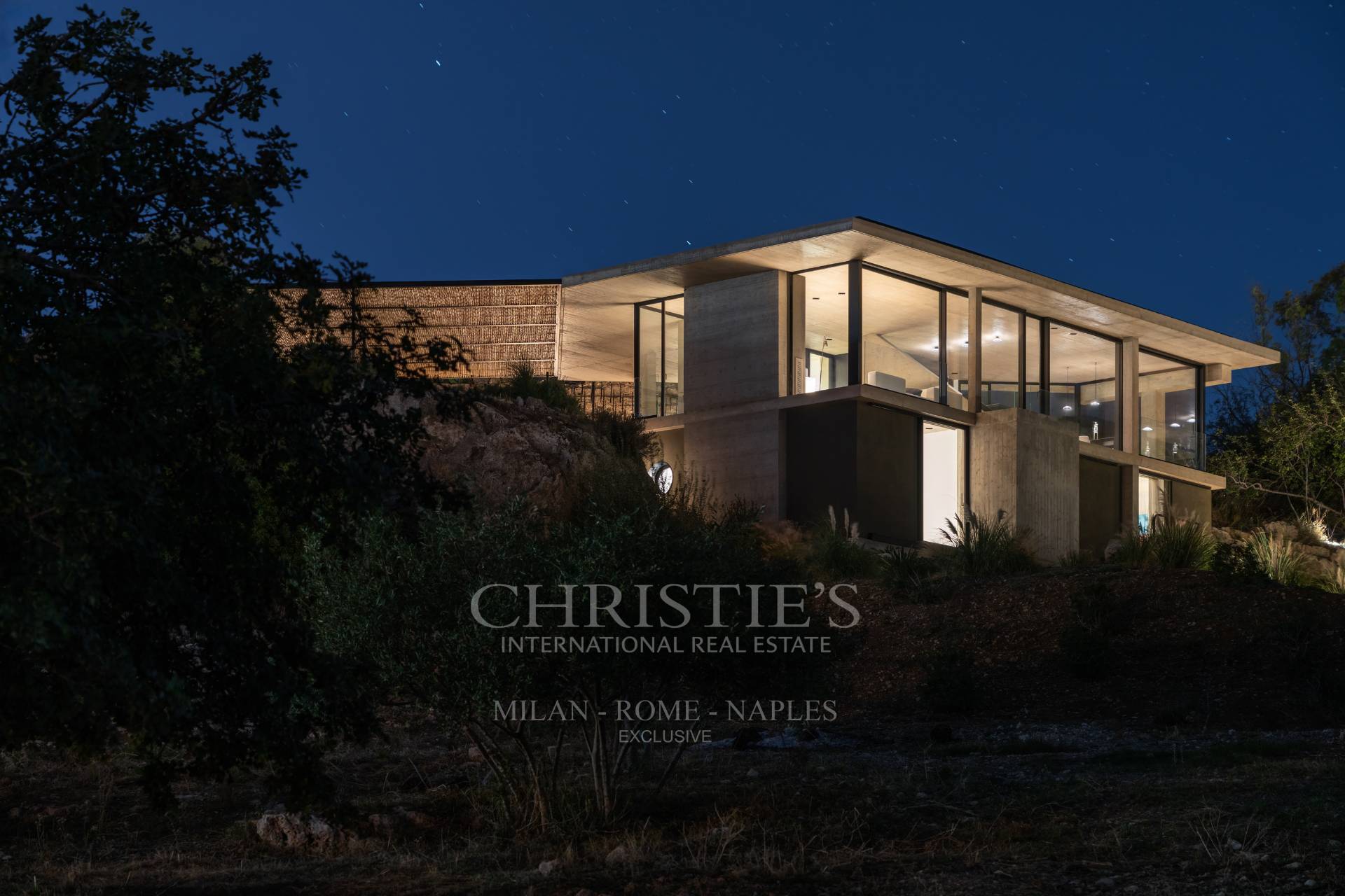picture of Designer Glass House In An Ancient Stone Quarry With Sea And Val Di Noto Views