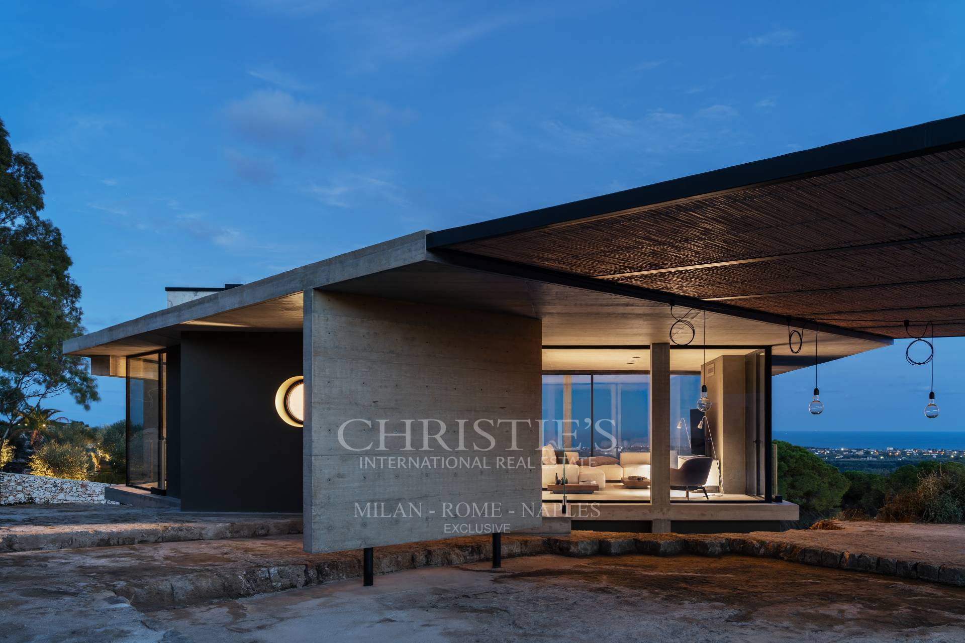 picture of Designer Glass House In An Ancient Stone Quarry With Sea And Val Di Noto Views