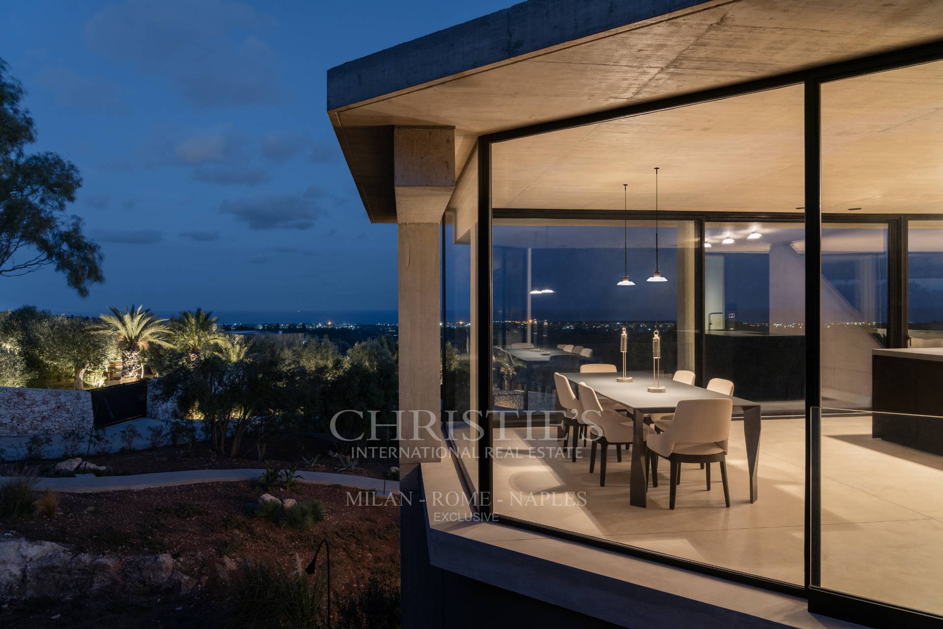 picture of Designer Glass House In An Ancient Stone Quarry With Sea And Val Di Noto Views