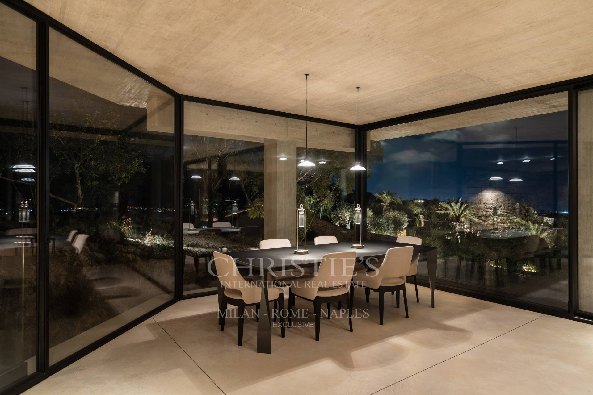 picture of Designer Glass House In An Ancient Stone Quarry With Sea And Val Di Noto Views