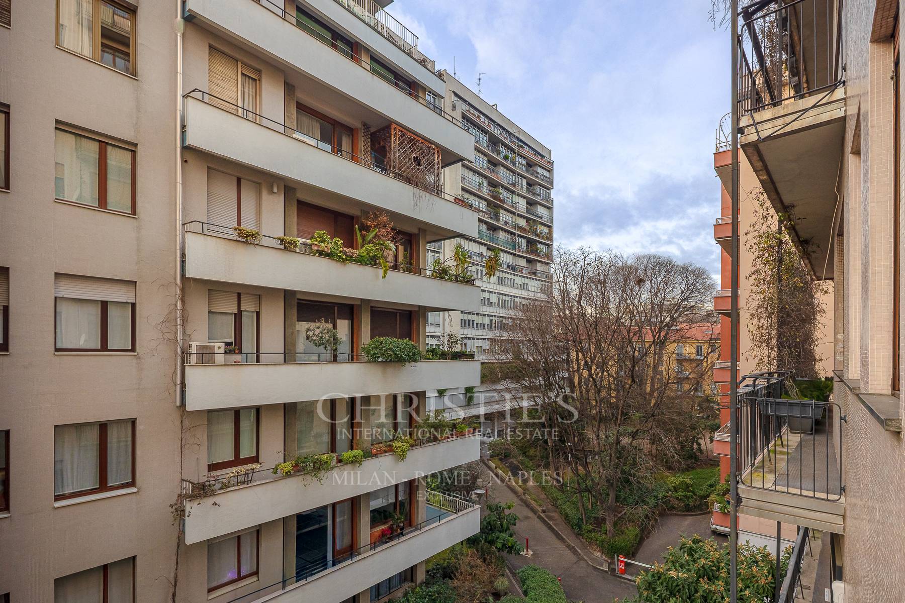 picture of Refined Residence With Balconies And Parking In Central Milan