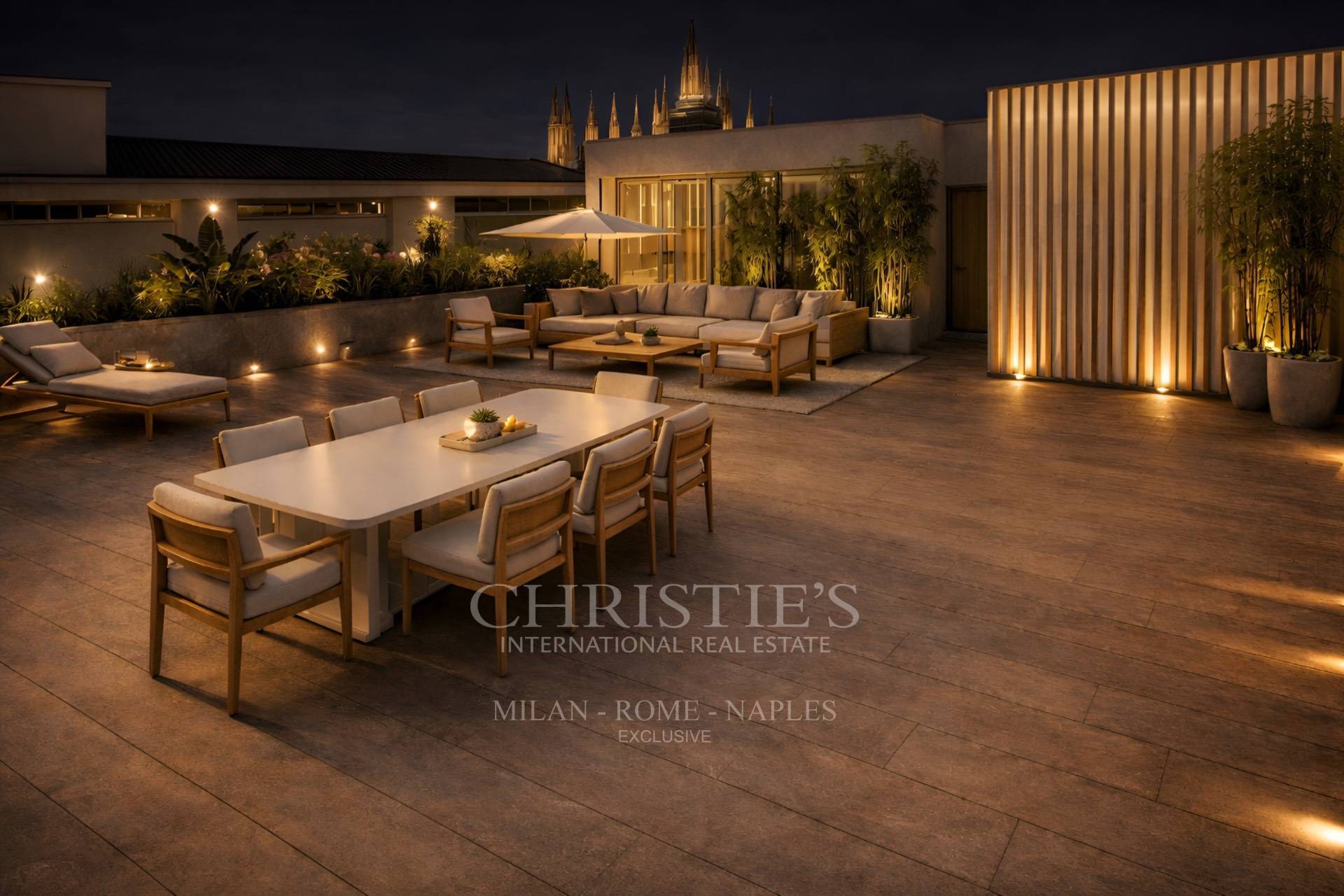 picture of Rare Jewel In The Heart Of Milan — Prestigious Penthouse With Private Rooftop Terrace Overlooking The Duomo