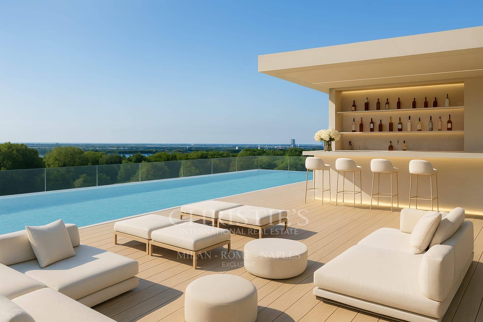 picture of Exclusive Sky Villa With Private Pool And Rooftop In Milan’s Greenest Area