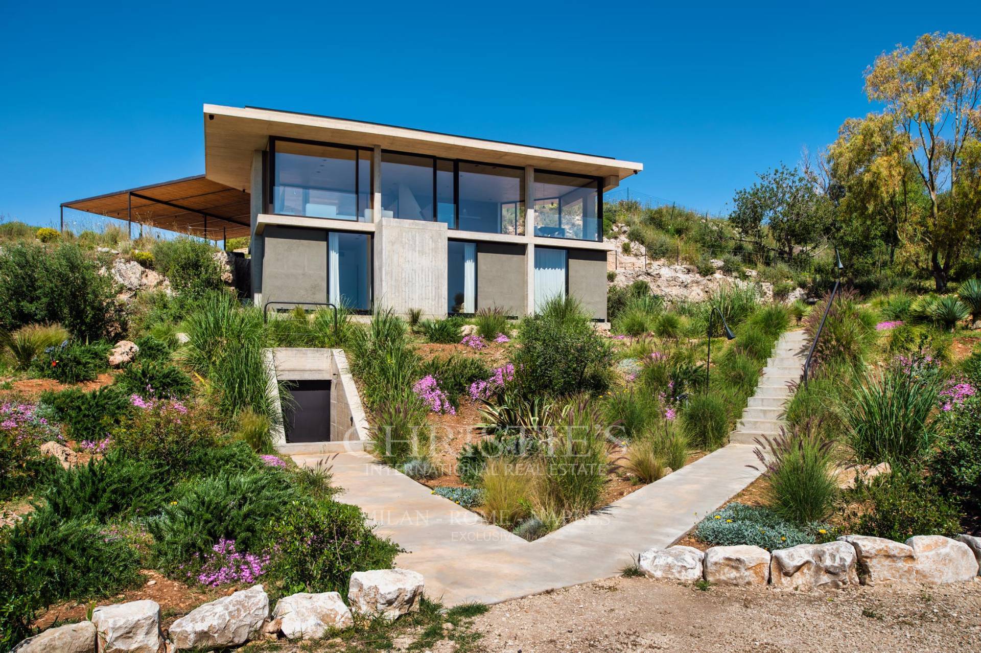 picture of Designer Glass House In An Ancient Stone Quarry With Sea And Val Di Noto Views