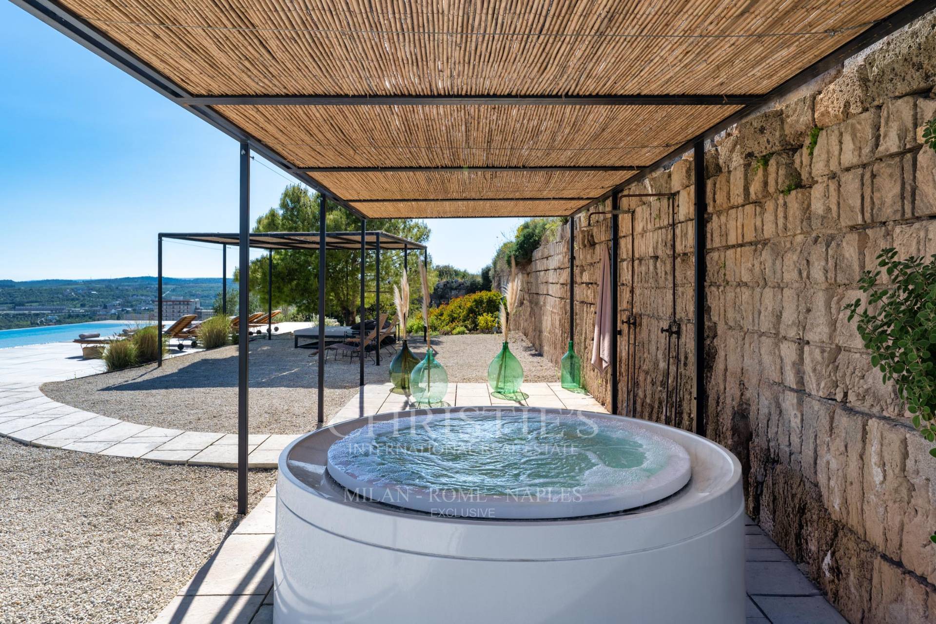 picture of Designer Glass House In An Ancient Stone Quarry With Sea And Val Di Noto Views