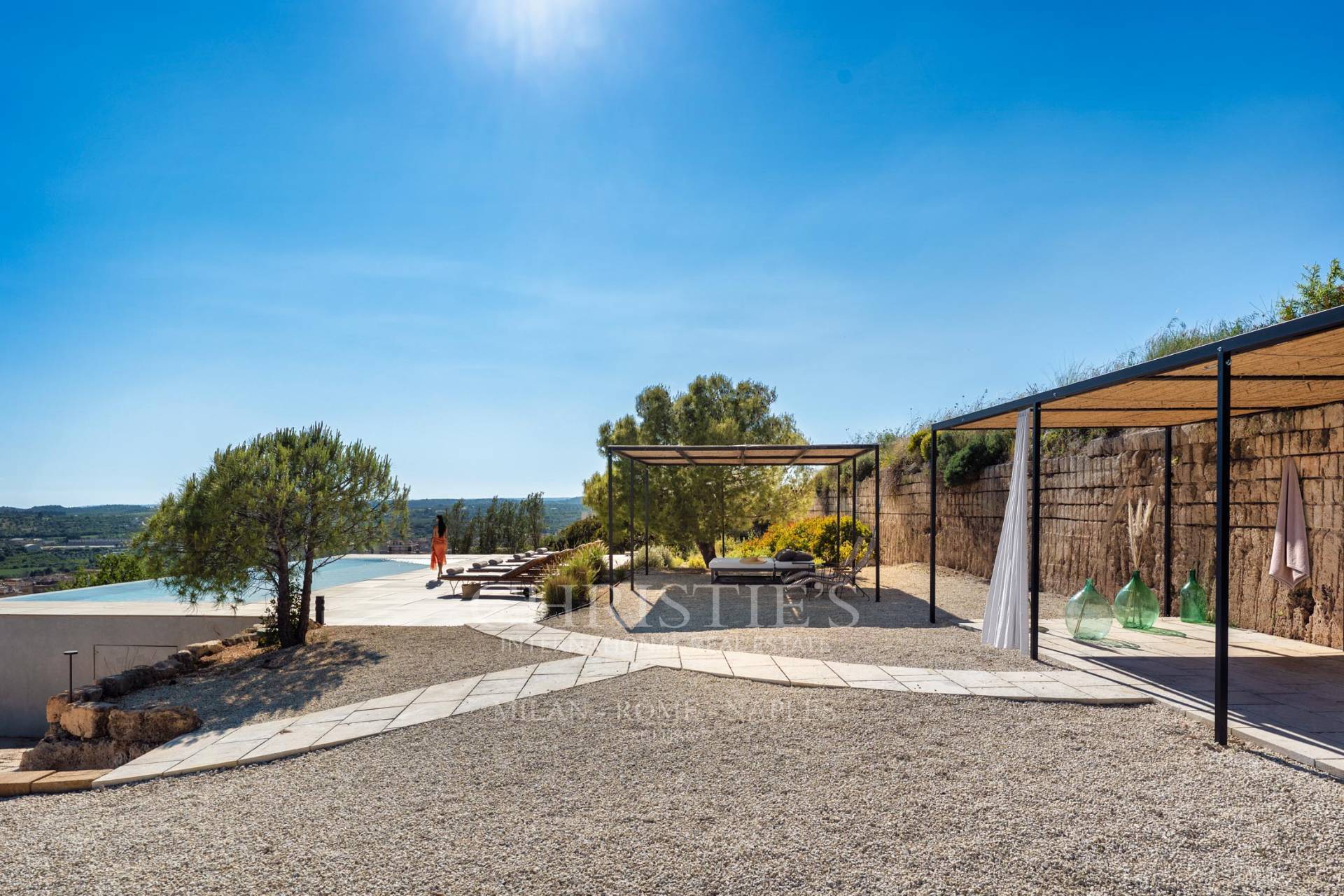 picture of Designer Glass House In An Ancient Stone Quarry With Sea And Val Di Noto Views