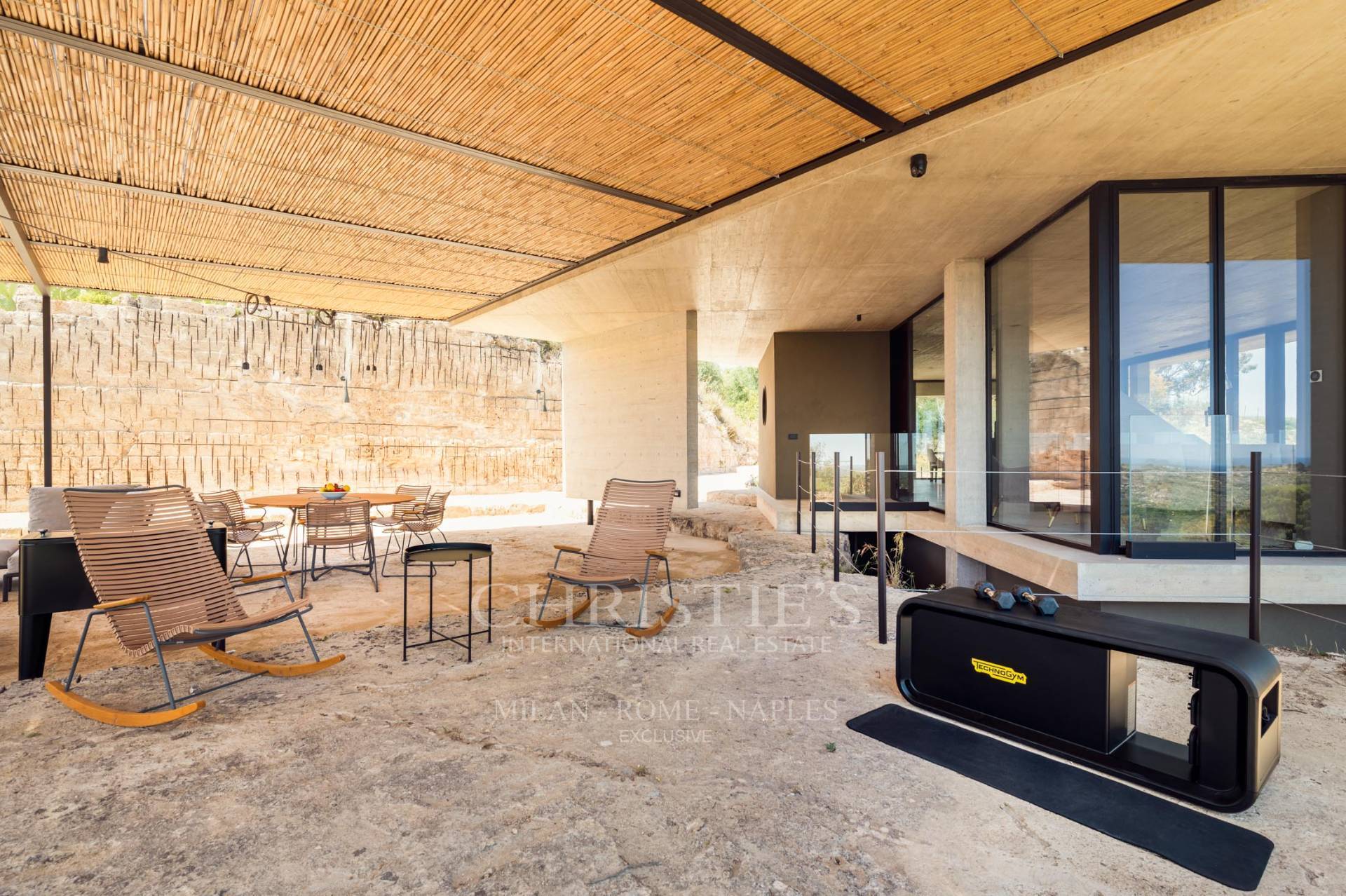 picture of Designer Glass House In An Ancient Stone Quarry With Sea And Val Di Noto Views