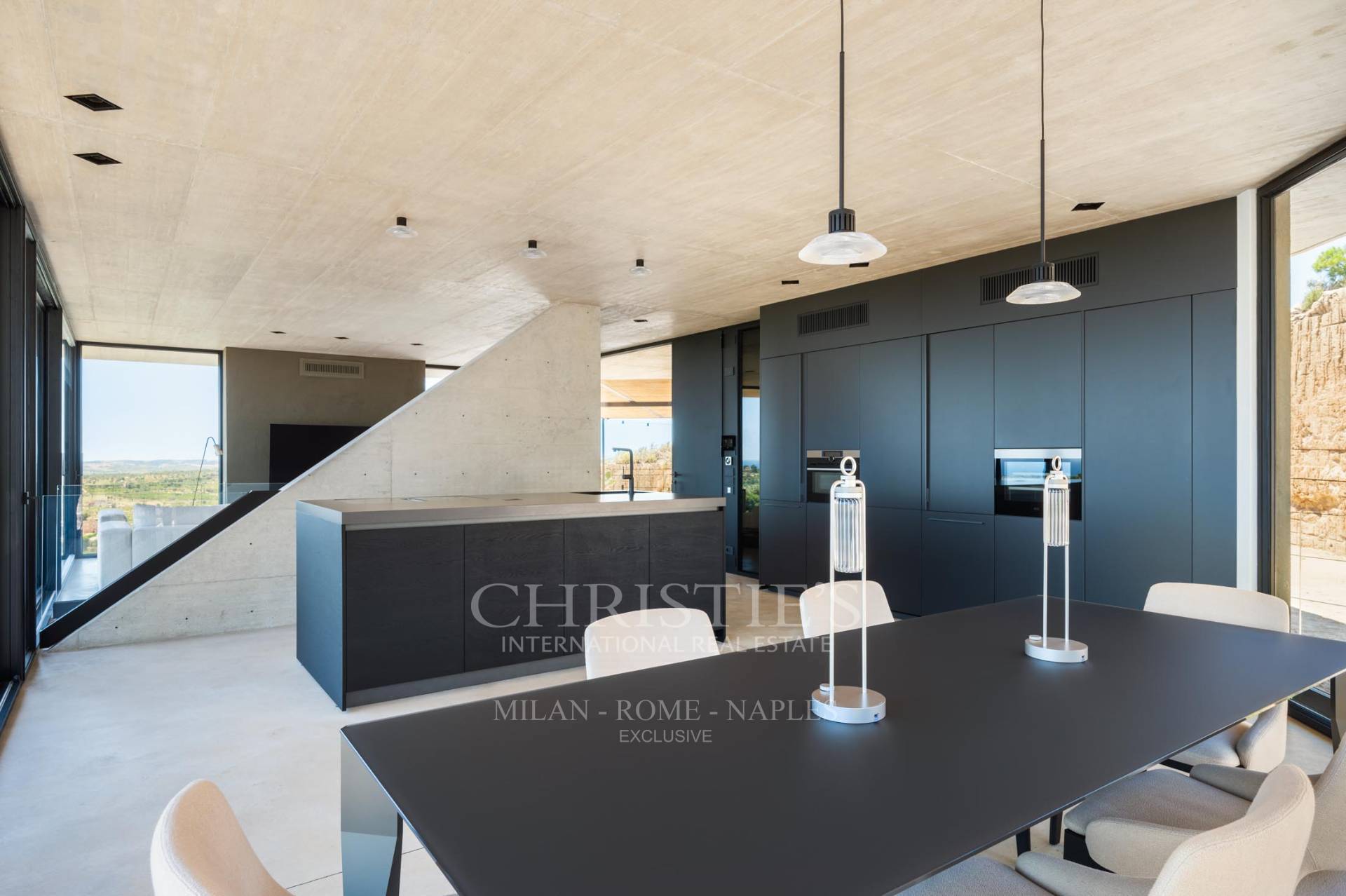 picture of Designer Glass House In An Ancient Stone Quarry With Sea And Val Di Noto Views