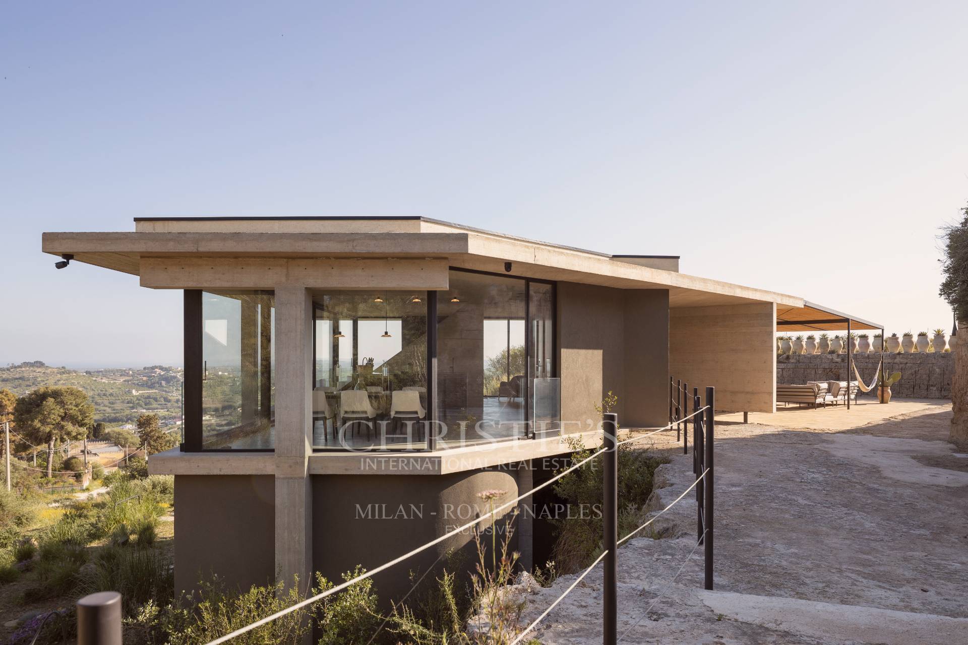 picture of Designer Glass House In An Ancient Stone Quarry With Sea And Val Di Noto Views