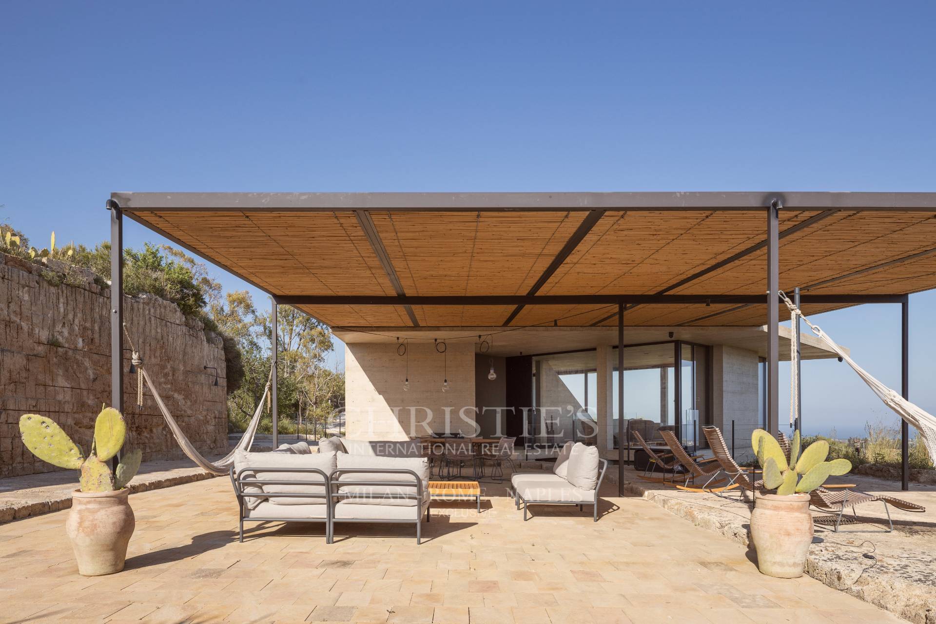picture of Designer Glass House In An Ancient Stone Quarry With Sea And Val Di Noto Views