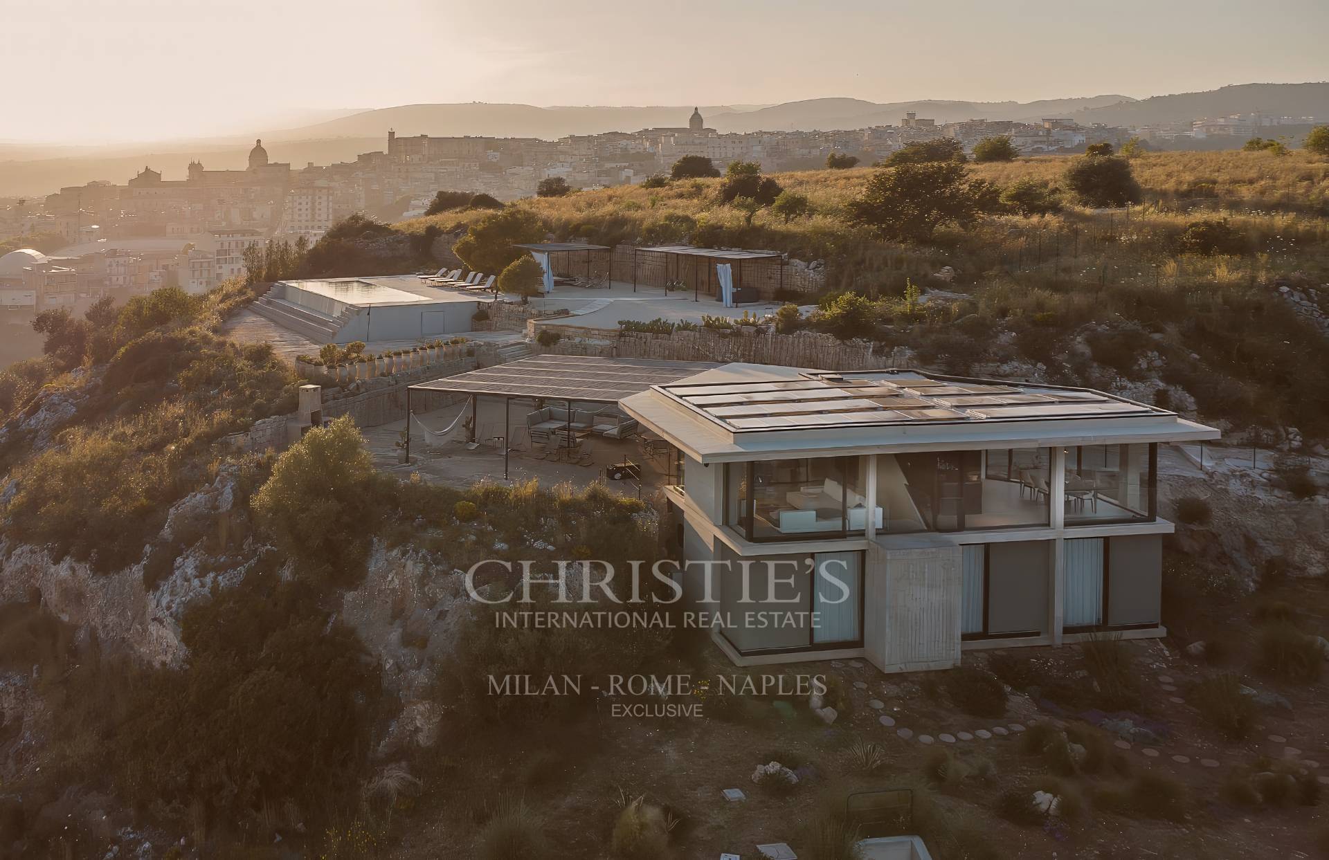 picture of Designer Glass House In An Ancient Stone Quarry With Sea And Val Di Noto Views