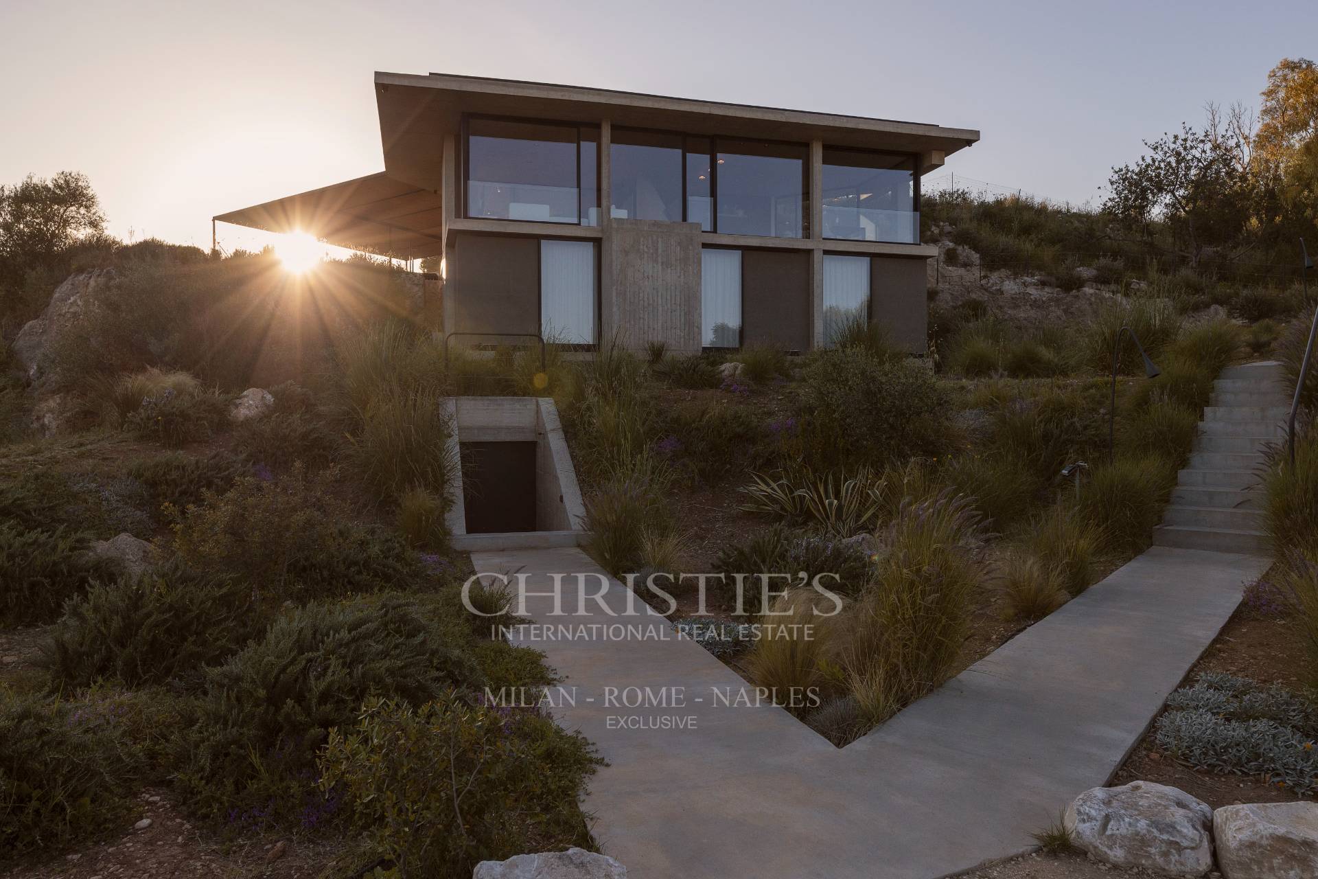 picture of Designer Glass House In An Ancient Stone Quarry With Sea And Val Di Noto Views