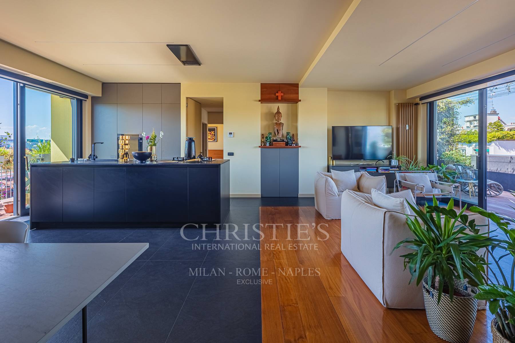 picture of Prestigious Panoramic Penthouse With Terraces, Private Jacuzzi And Skyline Views In Milan