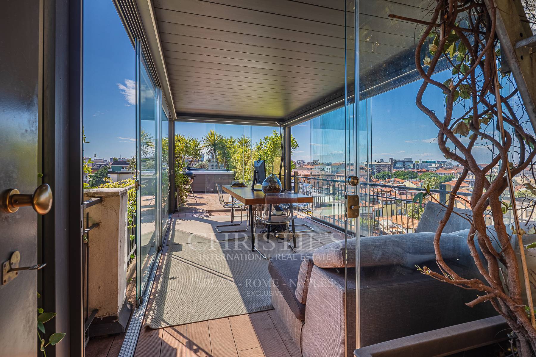 picture of Prestigious Panoramic Penthouse With Terraces, Private Jacuzzi And Skyline Views In Milan