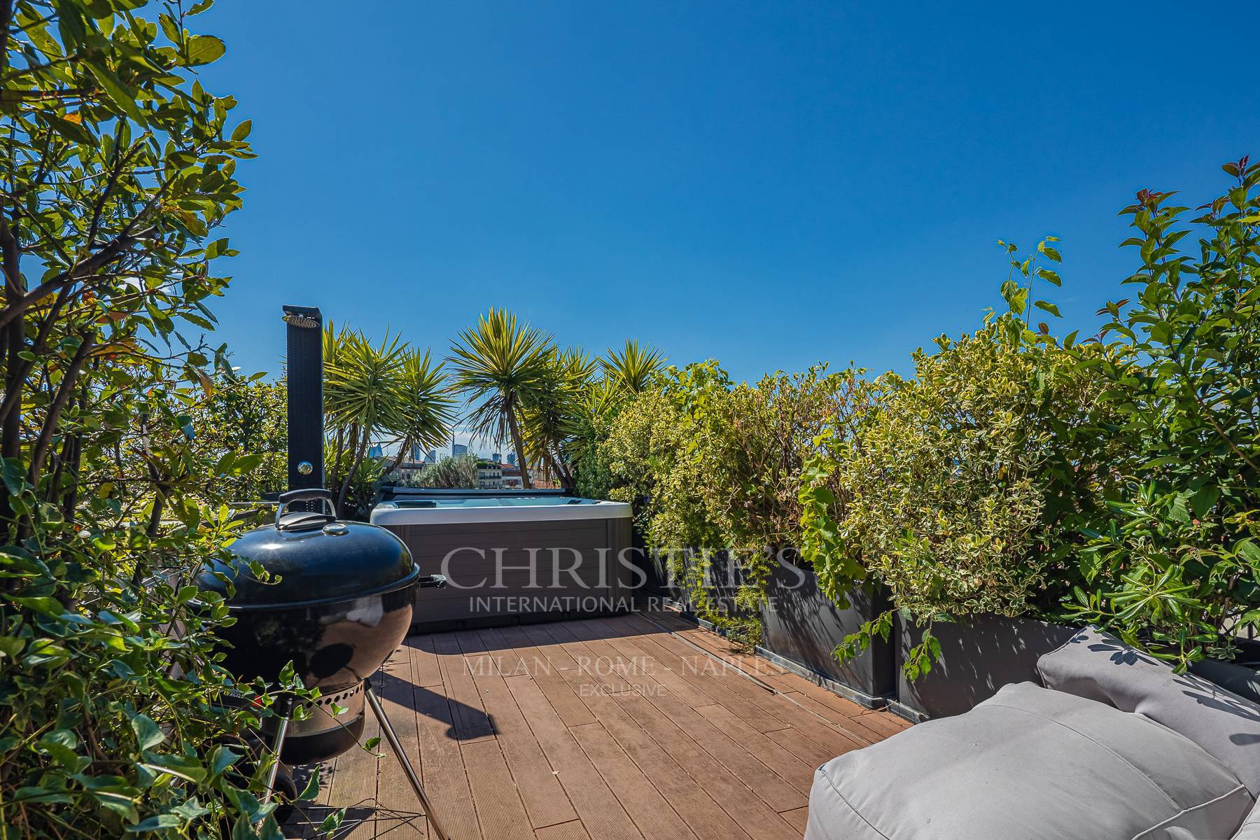 picture of Prestigious Panoramic Penthouse With Terraces, Private Jacuzzi And Skyline Views In Milan