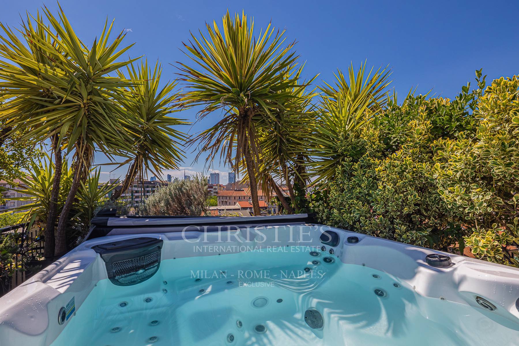 picture of Prestigious Panoramic Penthouse With Terraces, Private Jacuzzi And Skyline Views In Milan