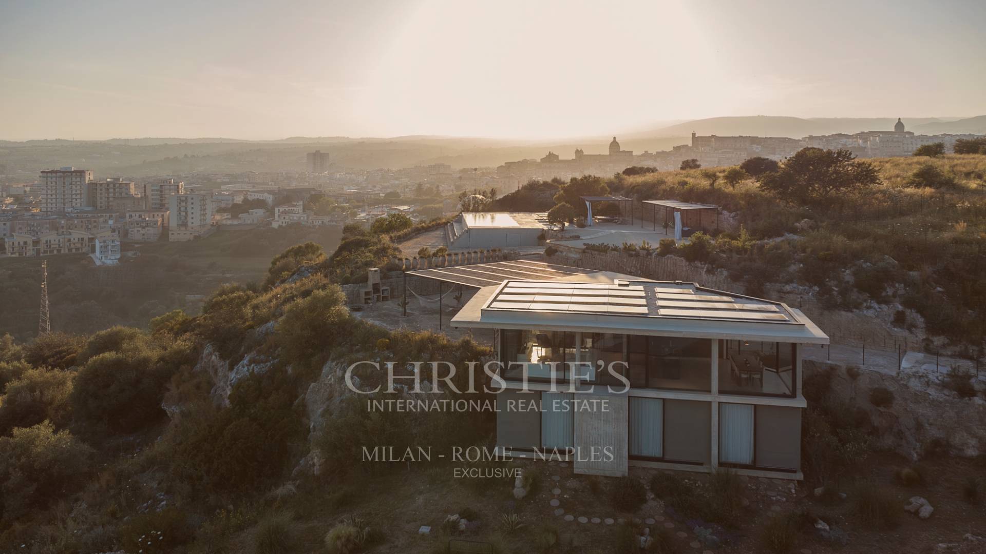 picture of Designer Glass House In An Ancient Stone Quarry With Sea And Val Di Noto Views