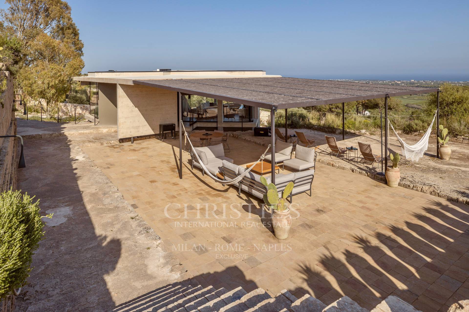 picture of Designer Glass House In An Ancient Stone Quarry With Sea And Val Di Noto Views