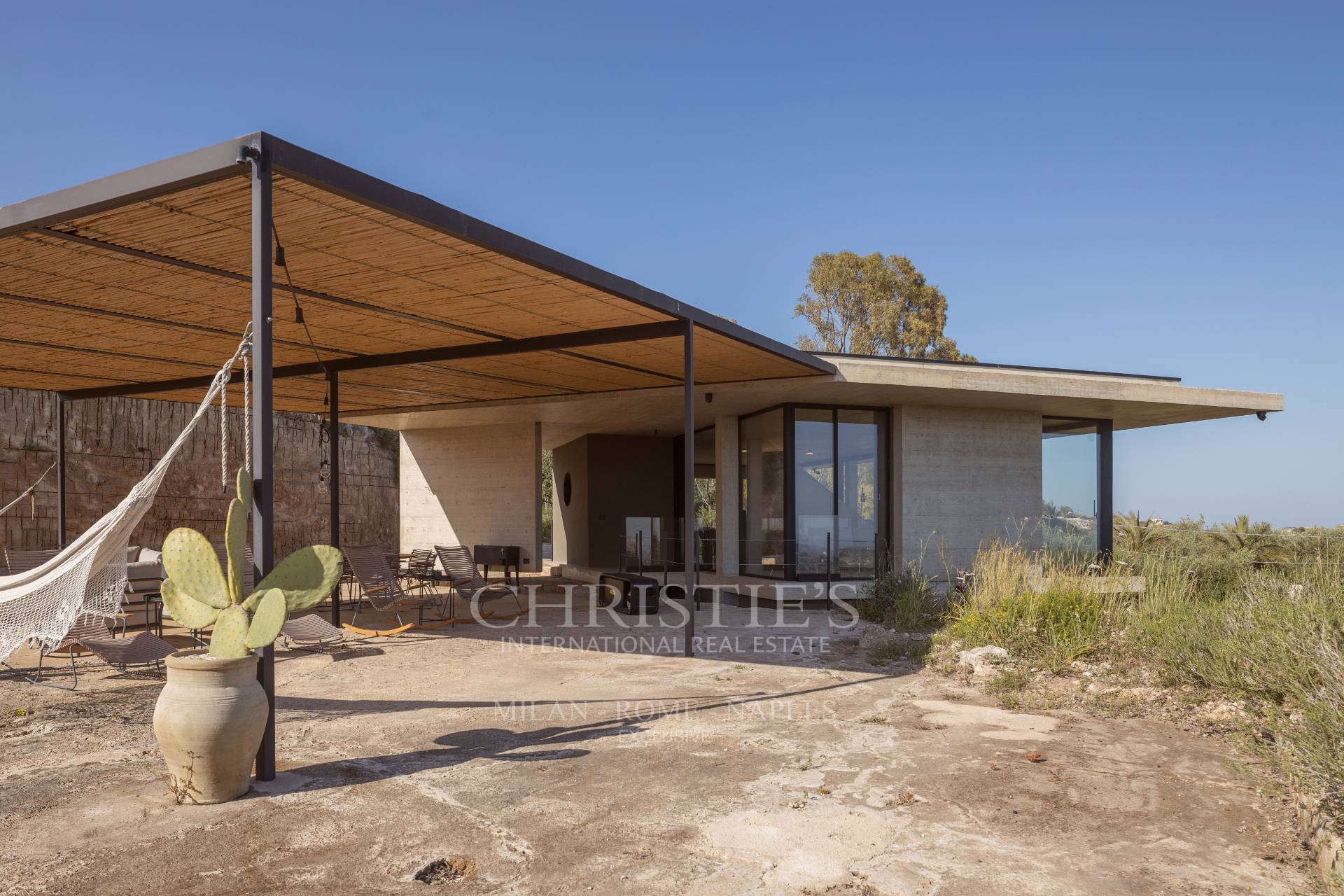 picture of Designer Glass House In An Ancient Stone Quarry With Sea And Val Di Noto Views