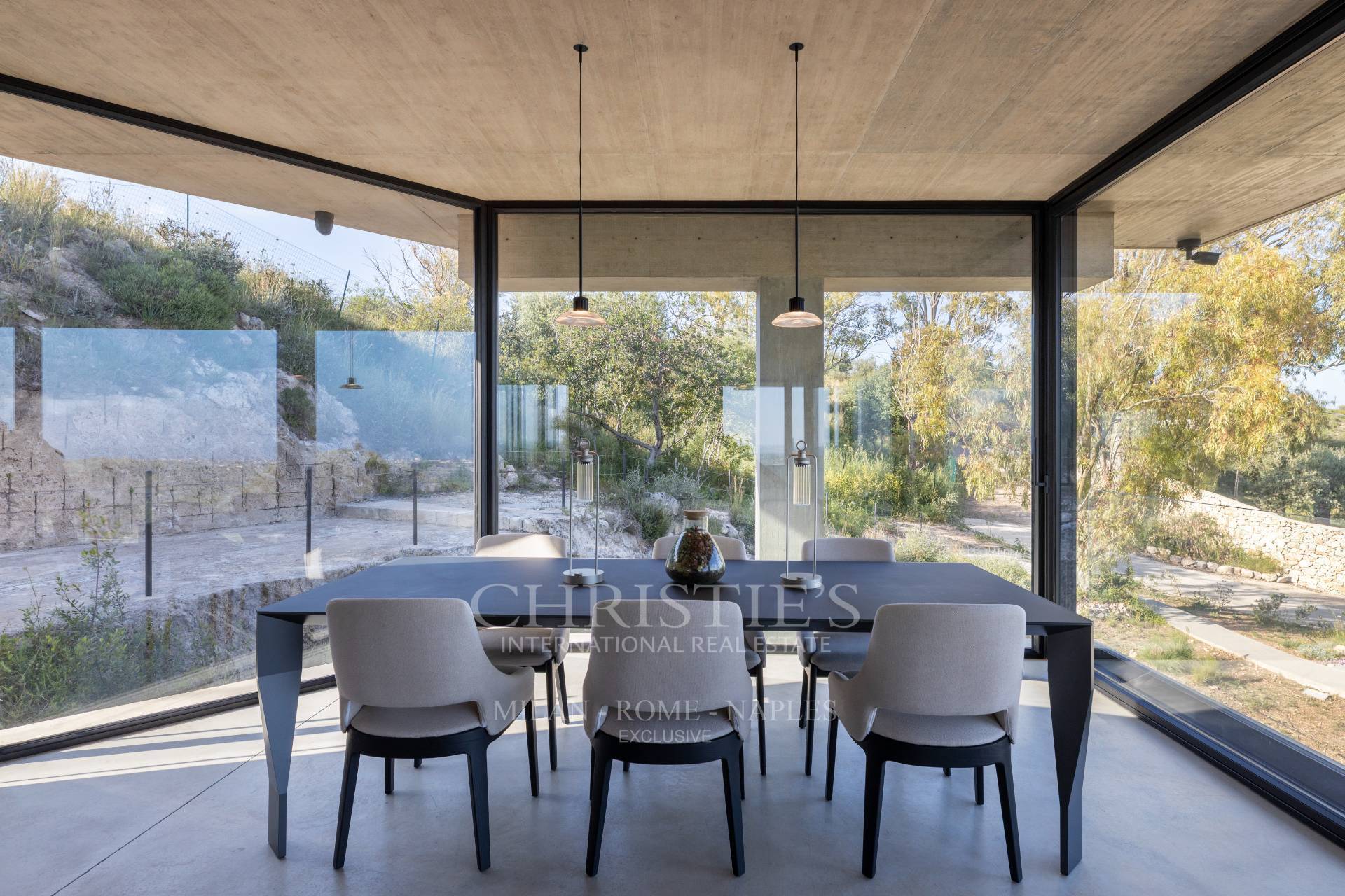 picture of Designer Glass House In An Ancient Stone Quarry With Sea And Val Di Noto Views