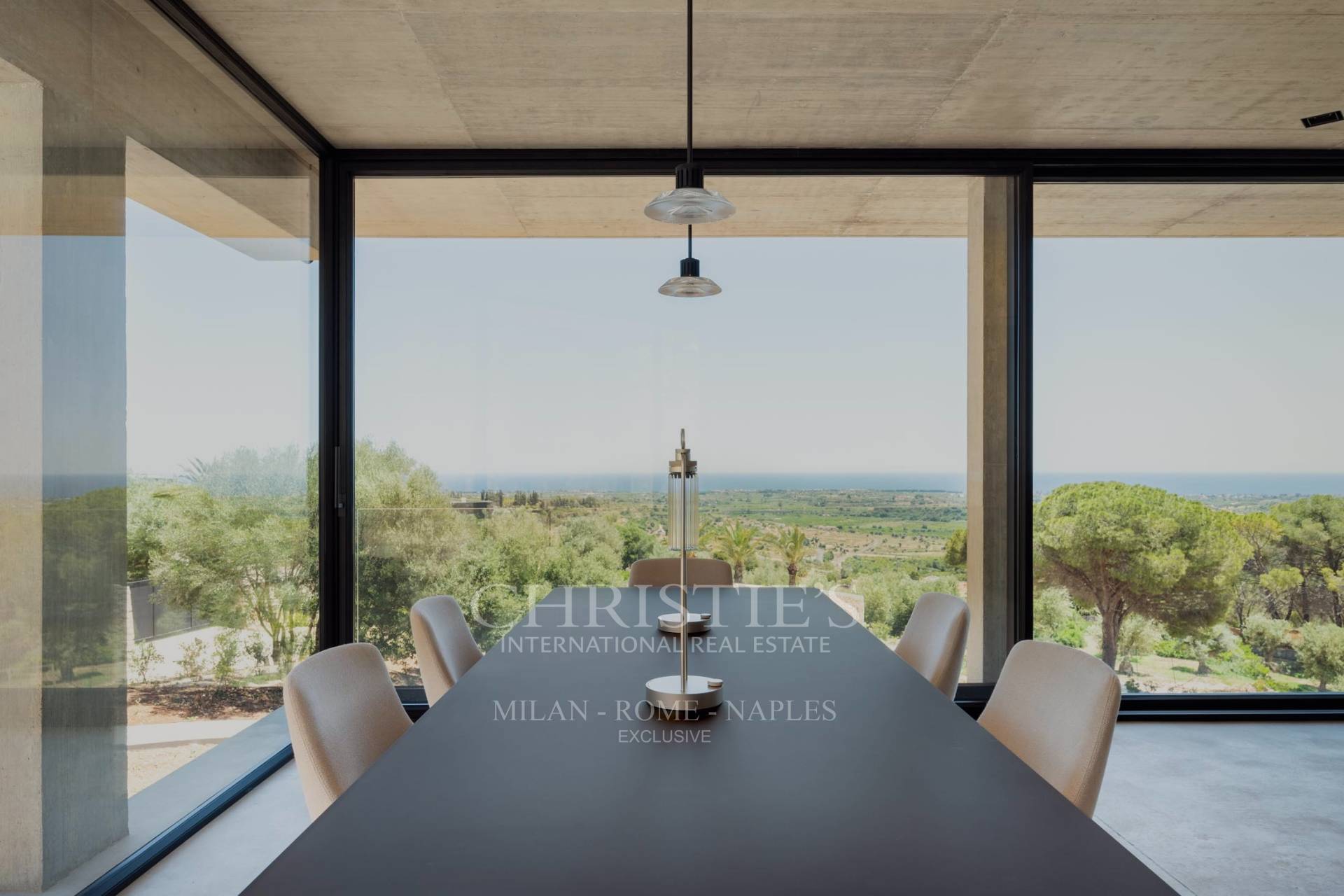 picture of Designer Glass House In An Ancient Stone Quarry With Sea And Val Di Noto Views