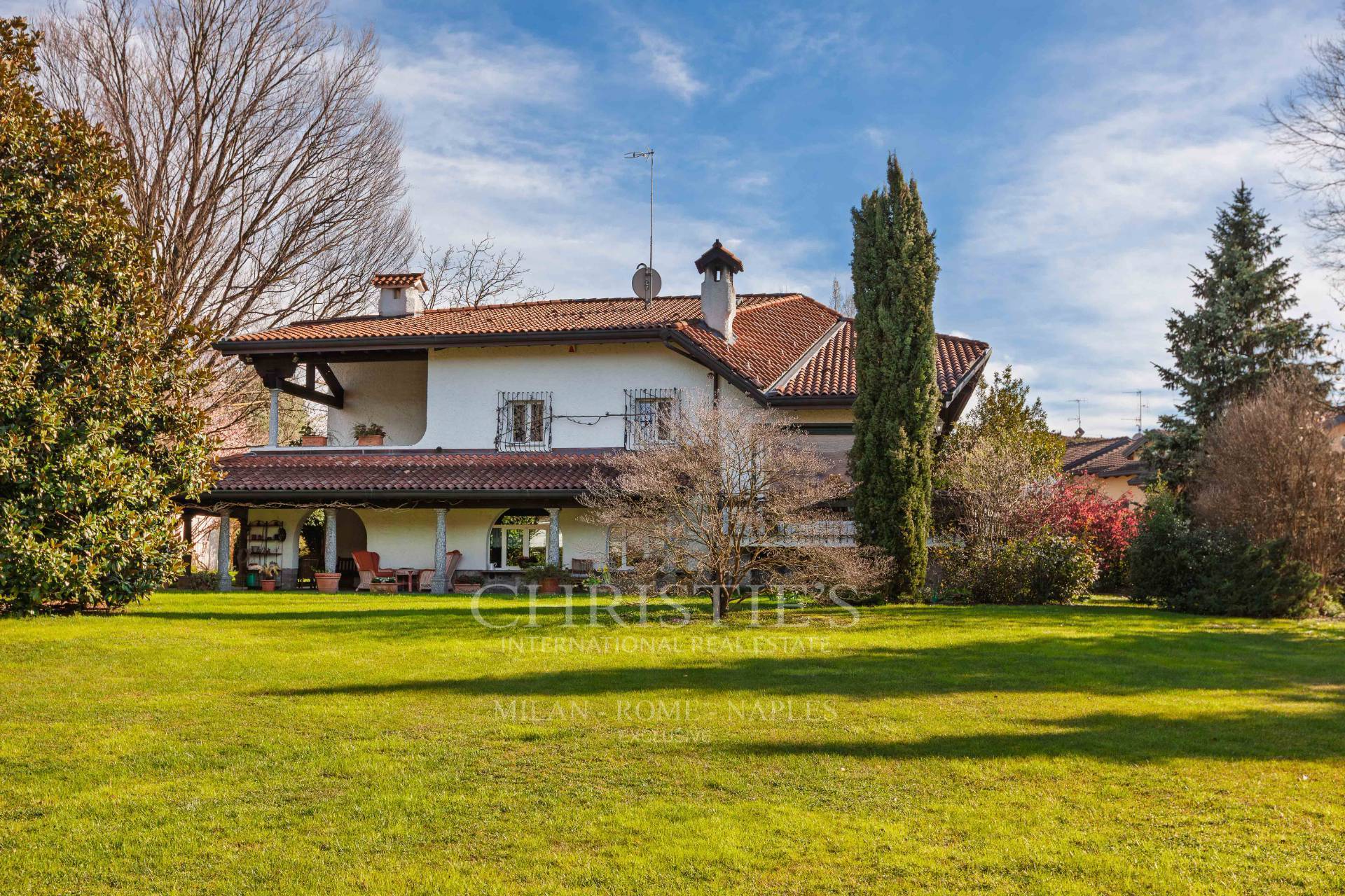 picture of Prestigious Villa With Private Park In Lecco, Just Steps From Lake Pusiano