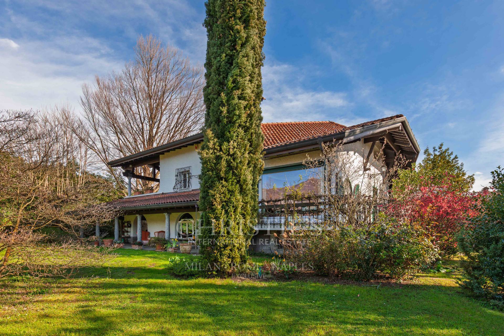 picture of Prestigious Villa With Private Park In Lecco, Just Steps From Lake Pusiano