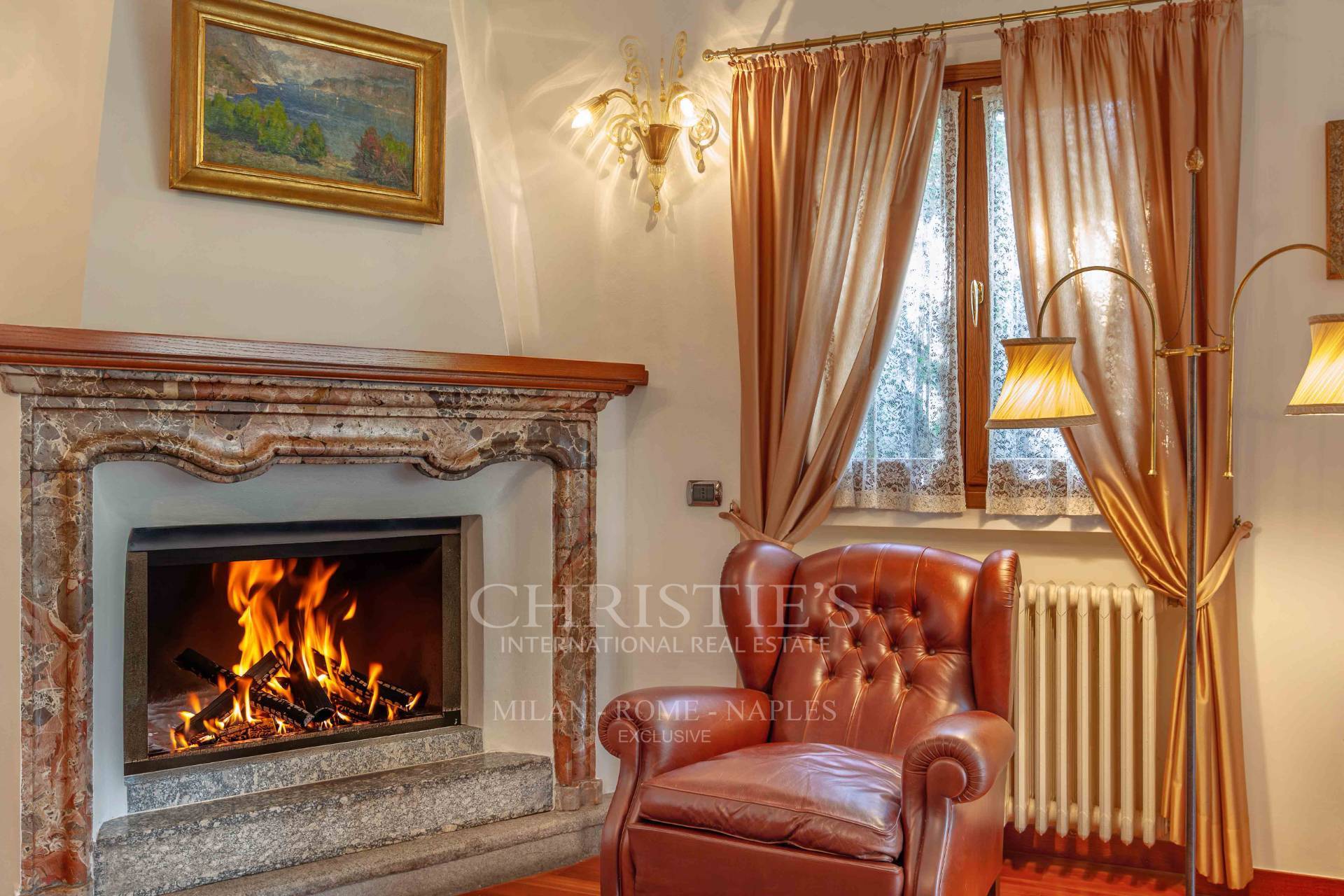 picture of Prestigious Villa With Private Park In Lecco, Just Steps From Lake Pusiano