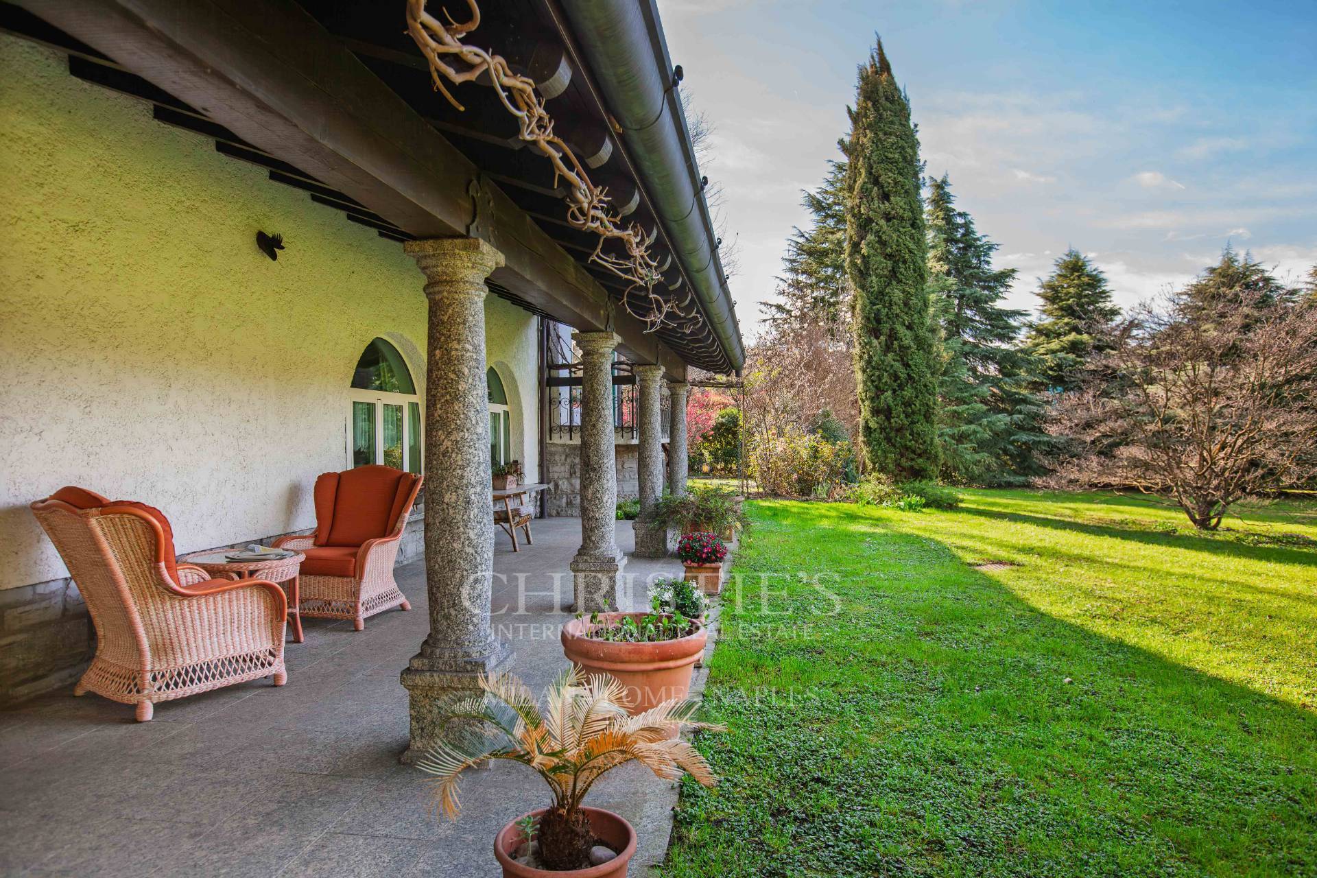 picture of Prestigious Villa With Private Park In Lecco, Just Steps From Lake Pusiano
