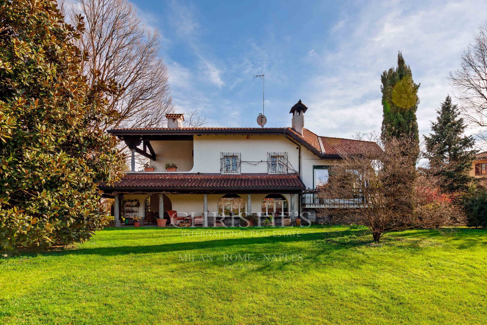 picture of Prestigious Villa With Private Park In Lecco, Just Steps From Lake Pusiano