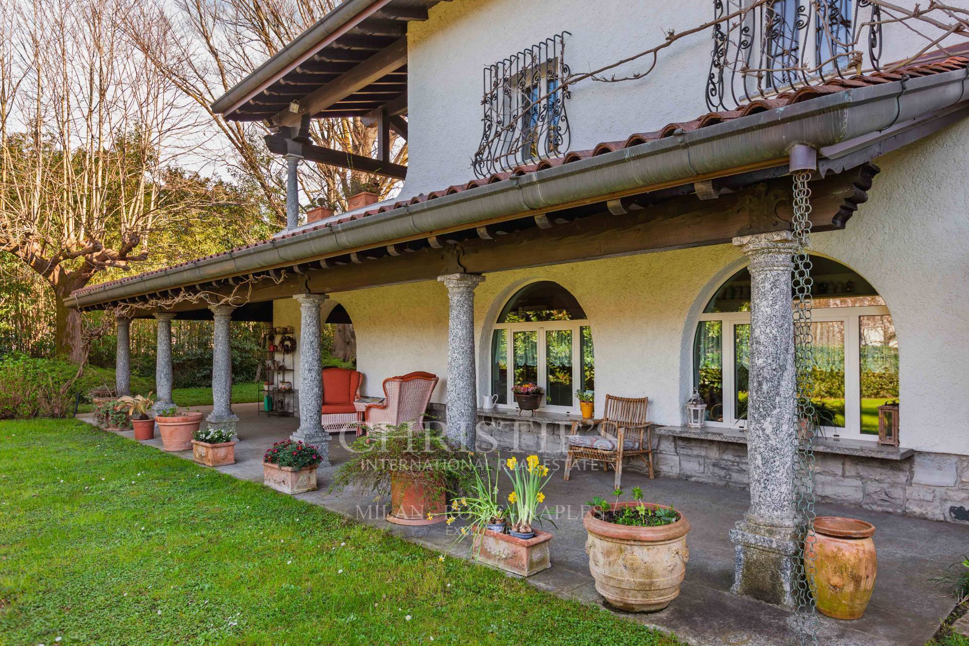 picture of Prestigious Villa With Private Park In Lecco, Just Steps From Lake Pusiano